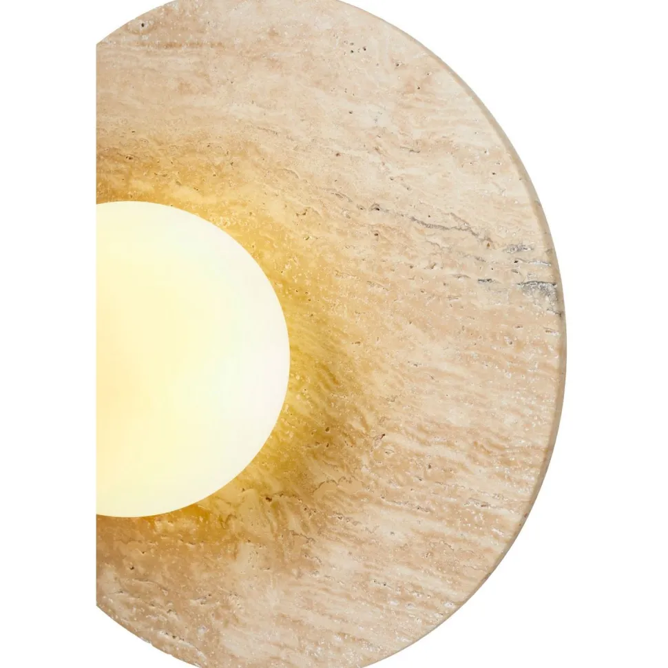 Seinävalaisin Linento Lighting Tor-Nun beige/valkoinen