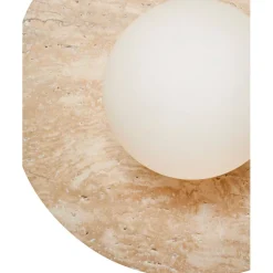 Seinävalaisin Linento Lighting Tor-Nun beige/valkoinen