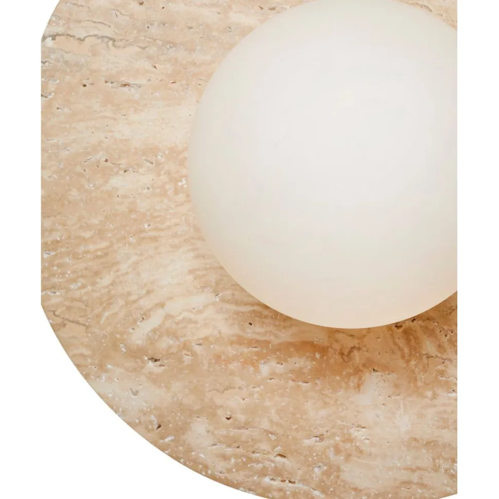 Seinävalaisin Linento Lighting Tor-Nun beige/valkoinen