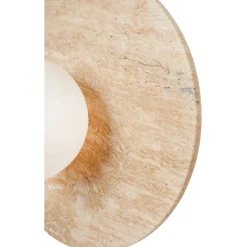 Seinävalaisin Linento Lighting Tor-Nun beige/valkoinen
