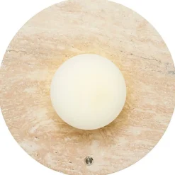 Seinävalaisin Linento Lighting Tor-Nun-D beige/valkoinen