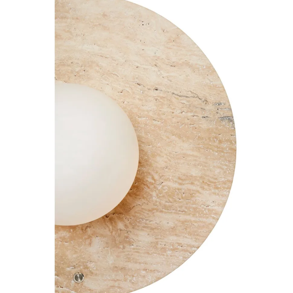 Seinävalaisin Linento Lighting Tor-Nun-D beige/valkoinen