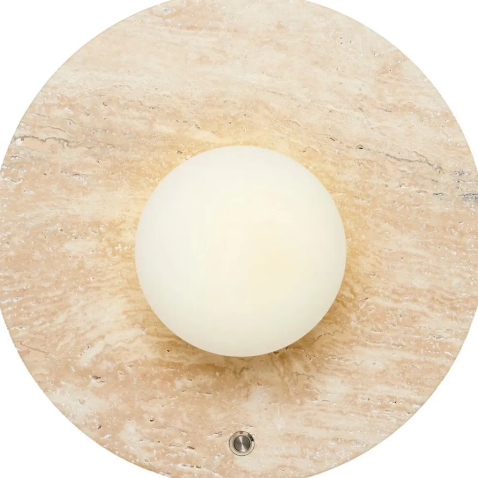 Seinävalaisin Linento Lighting Tor-Nun-D beige/valkoinen