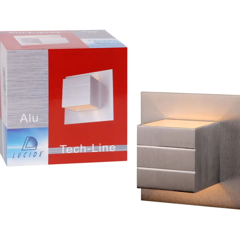 Seinävalaisin Lucide Bok 1 40W 230V IP20 mattakromi