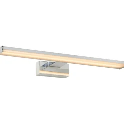 Seinävalaisin Lucide Onno LED 1x8W IP44 satiinikromi