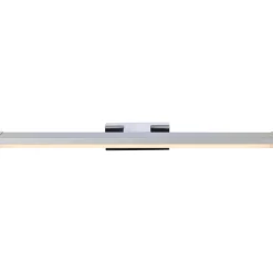 Seinävalaisin Lucide Onno LED 1x8W IP44 satiinikromi