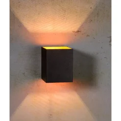 Seinävalaisin Lucide Xera kuutio 42W musta