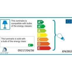 Seinävalaisin Lucide Xio LED neliö 1x4W harmaa