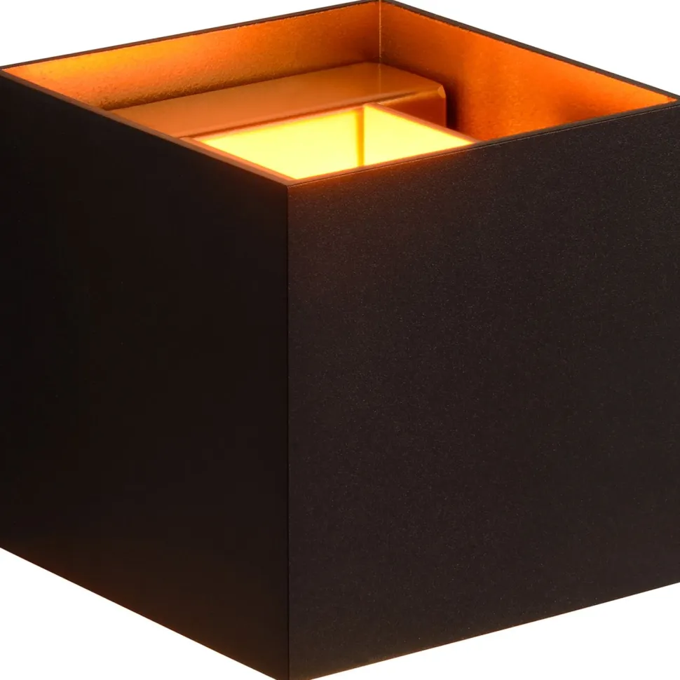 Seinävalaisin Lucide Xio LED neliö 1x4W musta