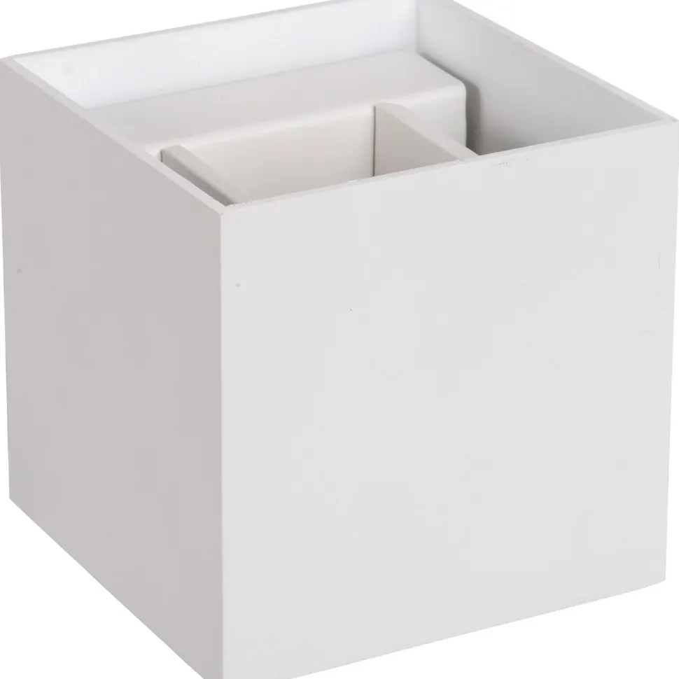 Seinävalaisin Lucide Xio LED neliö 1x4W valkoinen