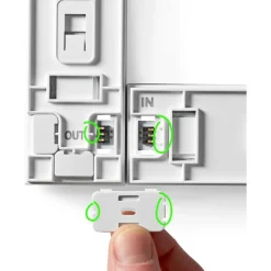 Seinävalaisinpaneeli Nedis WIFILW06RGB SmartLife Wi-Fi LED RGBIC