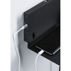 Seinävalaisin Paulmann Devara, USB C, E27, himmennettävä, mattamusta