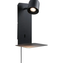 Seinävalaisin Paulmann Malena, USB C, GU10, mattamusta