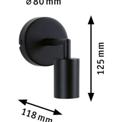 Seinävalaisin Paulmann Ravi, IP44, E27, mattavalkoinen