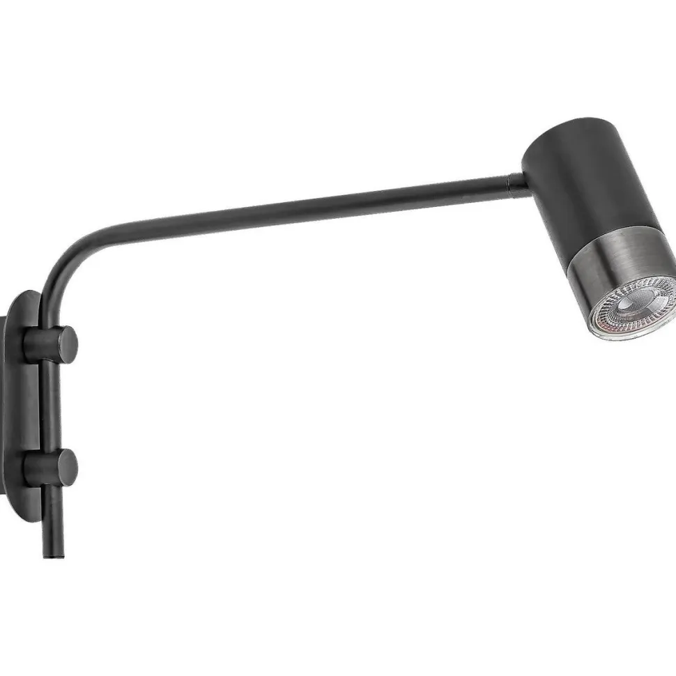 Seinävalaisin Rabalux Zircon 5W mattamusta
