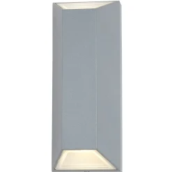 Seinävalaisin Sala IP44 90x90x220 mm ylös/alas harmaa