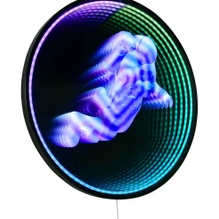 Seinävalaisin Trio Duke LED RGB 40cm mattamusta