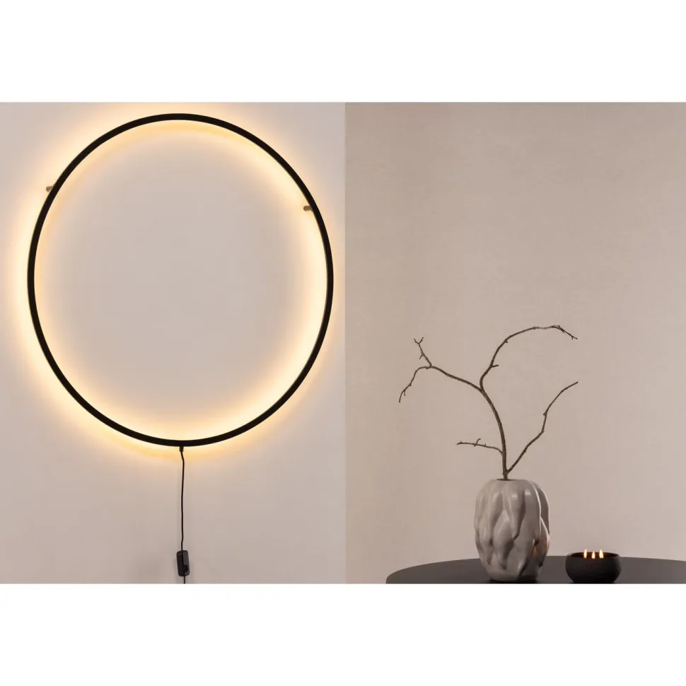 Seinävalaisin Venture Home Sörmjöle x Josefin Lustig, ø100cm, musta