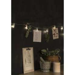 Sisävalosarja Konstsmide, 2.75m, 12 valokuvaklipsiä valolla