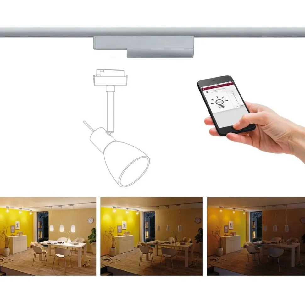 Smart Home Zigbee 3.0 -sovitin Paulmann, 166x20mm, mattamusta