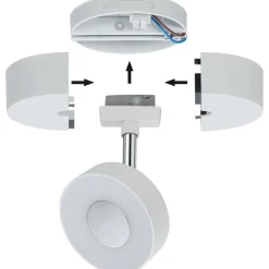 Sovitinkanta spottivalaisimelle Paulmann URail, max.50W, valkoinen