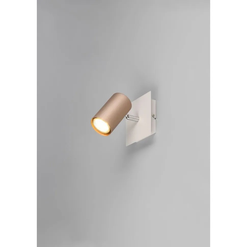 Spotti Trio Marley GU10 valkoinen/ruskea