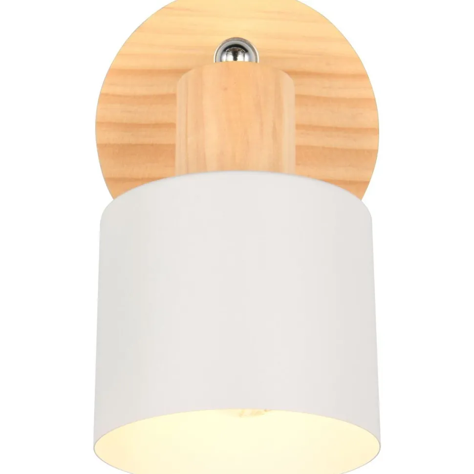 Spotti Trio Shanti E14 lämmin harmaa/puu