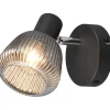 Spotti Trio Tarifa E14 musta/kromi