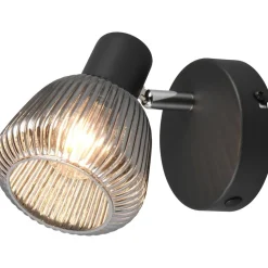 Spotti Trio Tarifa E14 musta/kromi