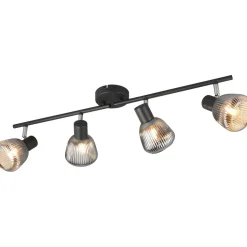 Spotti Trio Tarifa 4-osainen E14 musta/kromi