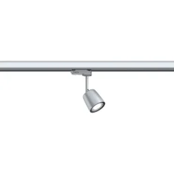 Spottivalaisin kiskoon Paulmann ProRail3 Cover, GU10, max.10W, himmennettävä, hopea