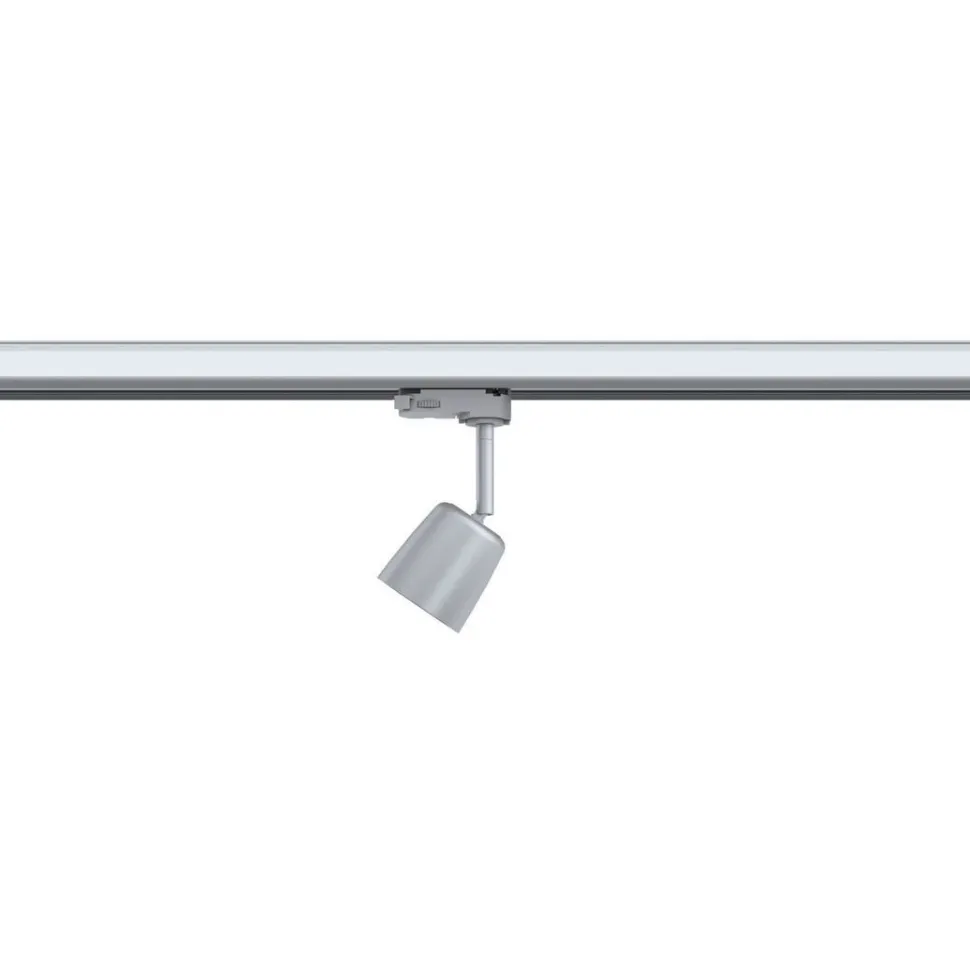 Spottivalaisin kiskoon Paulmann ProRail3 Cover, GU10, max.10W, himmennettävä, hopea