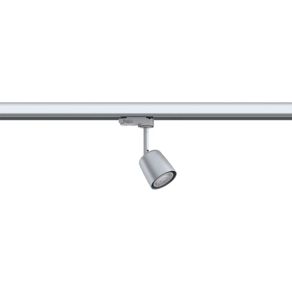 Spottivalaisin kiskoon Paulmann ProRail3 Cover, GU10, max.10W, himmennettävä, hopea