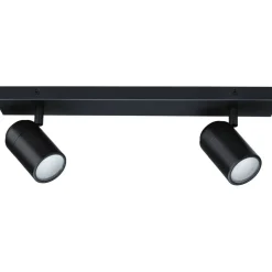 Spottivalaisin Paulmann Zyli 2-osainen IP44 GU10 max. 2x10W himmennettävä mattamusta