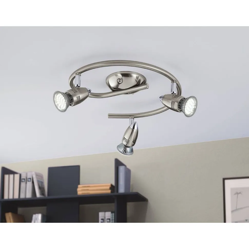 Spottivalaisin Eglo Magnum-Led 3-osainen GU10 kromi