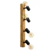 Spottivalaisin Eglo Townshend 3 4x60W 630x50 mm E27 IP20 ruskea/musta