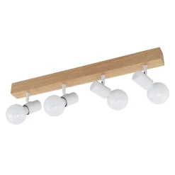 Spottivalaisin Eglo Townshend 3 4x60W 630x50 mm E27 IP20 valkoinen/ruskea