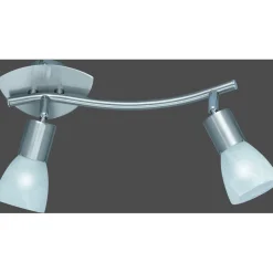 Spottivalaisin FocusLight Bibi 2x7W 230V IP20 matta nikkeli/Morano lasi