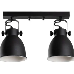 Spottivalaisin kattoon Linento Lighting Spotkafasi, 2-osainen, musta