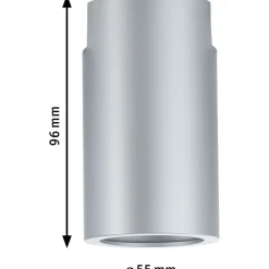 Spottivalaisin kiskoon Paulmann URail, E27, max.20W, himmennettävä, valkoinen