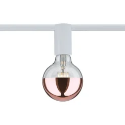 Spottivalaisin kiskoon Paulmann URail, E27, max.20W, himmennettävä, valkoinen