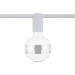 Spottivalaisin kiskoon Paulmann URail, E27, max.20W, himmennettävä, valkoinen