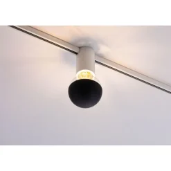 Spottivalaisin kiskoon Paulmann URail, E27, max.20W, himmennettävä, valkoinen
