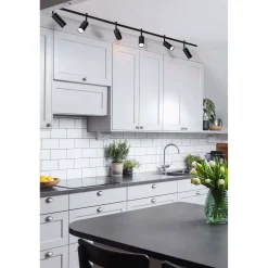 Spottivalaisin Markslöjd Expand Cylinder GU10 70cm musta