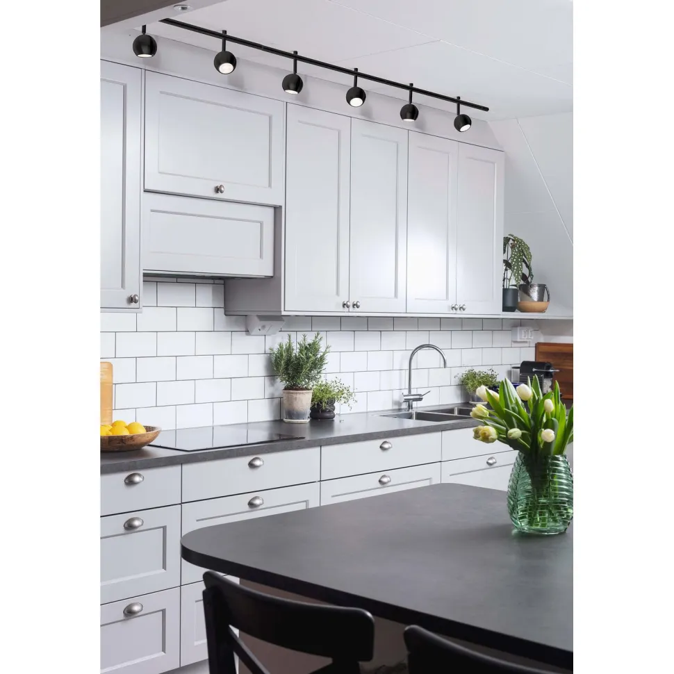 Spottivalaisin Markslöjd Expand Round GU10 70cm musta