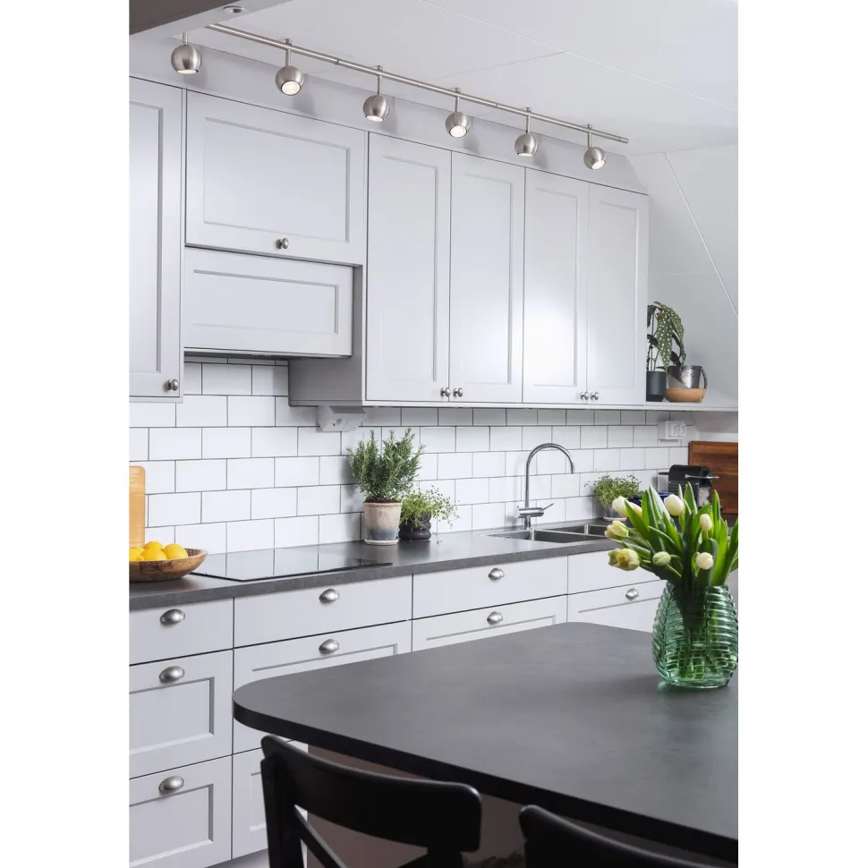 Spottivalaisin Markslöjd Expand Round GU10 70cm teräs