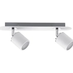 Spottivalaisin Paulmann Tube, IP44, GU10, 2-osainen, himmennettävä, valkoinen/kromi