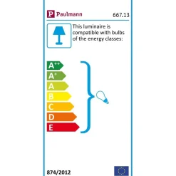 Spottivalaisin Paulmann Zyli IP44 3-osainen valkoinen