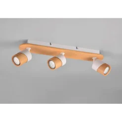 Spottivalaisin Trio Aruni, 3-os, GU10, puu/mattamusta