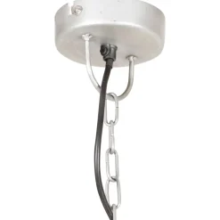 Teollistyylinen riippuvalaisin 25 w hopea pyöreä 31 cm e27